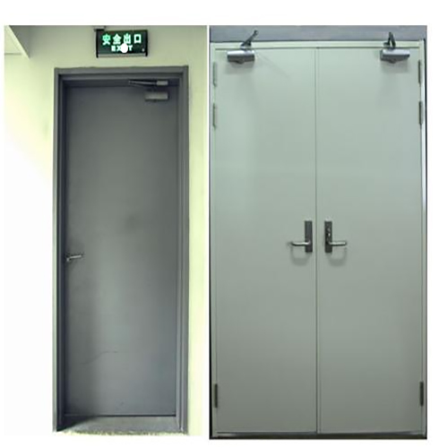 通向室內(nèi)安全區(qū)域的疏散門采用什么等級的防火門(圖1) 安全出口處防火門.jpg
