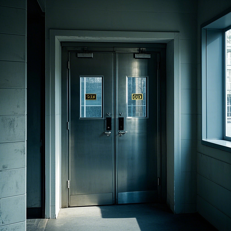 鋼質(zhì)防火門(mén)安裝流程(圖1) 防火門(mén)展示.jpg